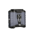 Rechargeable clip on waist fan in army green with USB charging cable