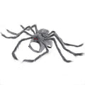 Halloween big spider costume for a dog or cat in grey, brown, black and purple colours.