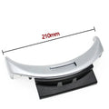 Electroplated replacement panel for Mercedes C-Class GLC-Class armrest button in silver, black, or carbon finish.