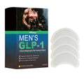 Pack of 4 men's thin figure control chest patches with natural ingredients