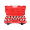 25-piece car terminal removal needle and pull-out key tool kit for automotive electrical harness disassembly.
