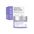 Neck skin cream jar with 50g moisturising formulation containing hyaluronic acid and coffee extract