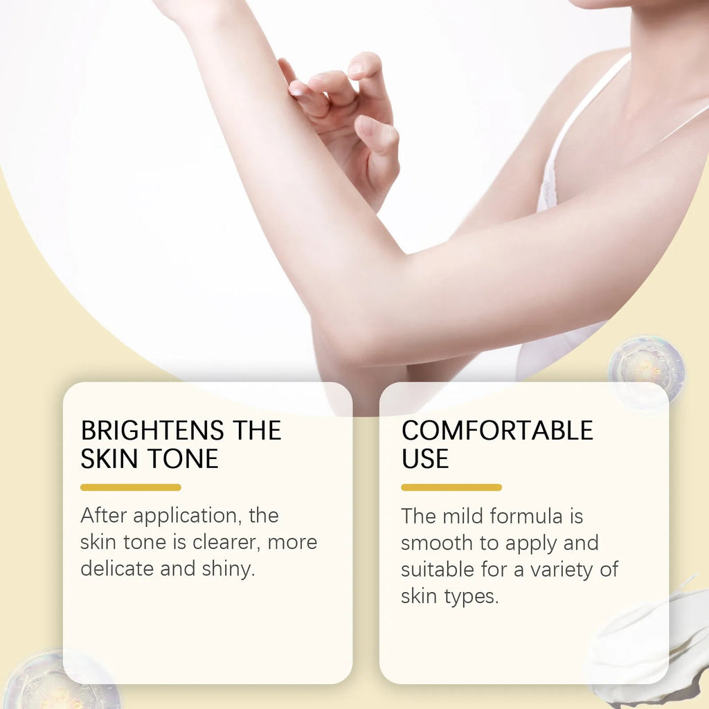 50g jar of vitamin C whitening cream with lightening ingredients for skin tone evening