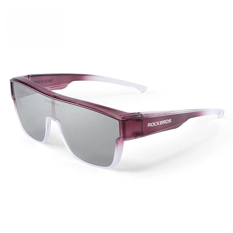 Cycling goggles with polarised TAC lenses and TR frame in various colour combinations