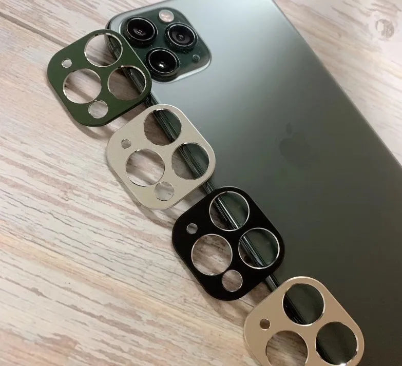 Metal lens protection ring for iPhone 11 and iPhone 11 Pro in multiple colour options
