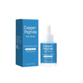 30ml copper peptide hair oil in square pump bottle for hair growth treatment
