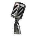Retro style wireless condenser microphone with cardioid pickup for K song and recording