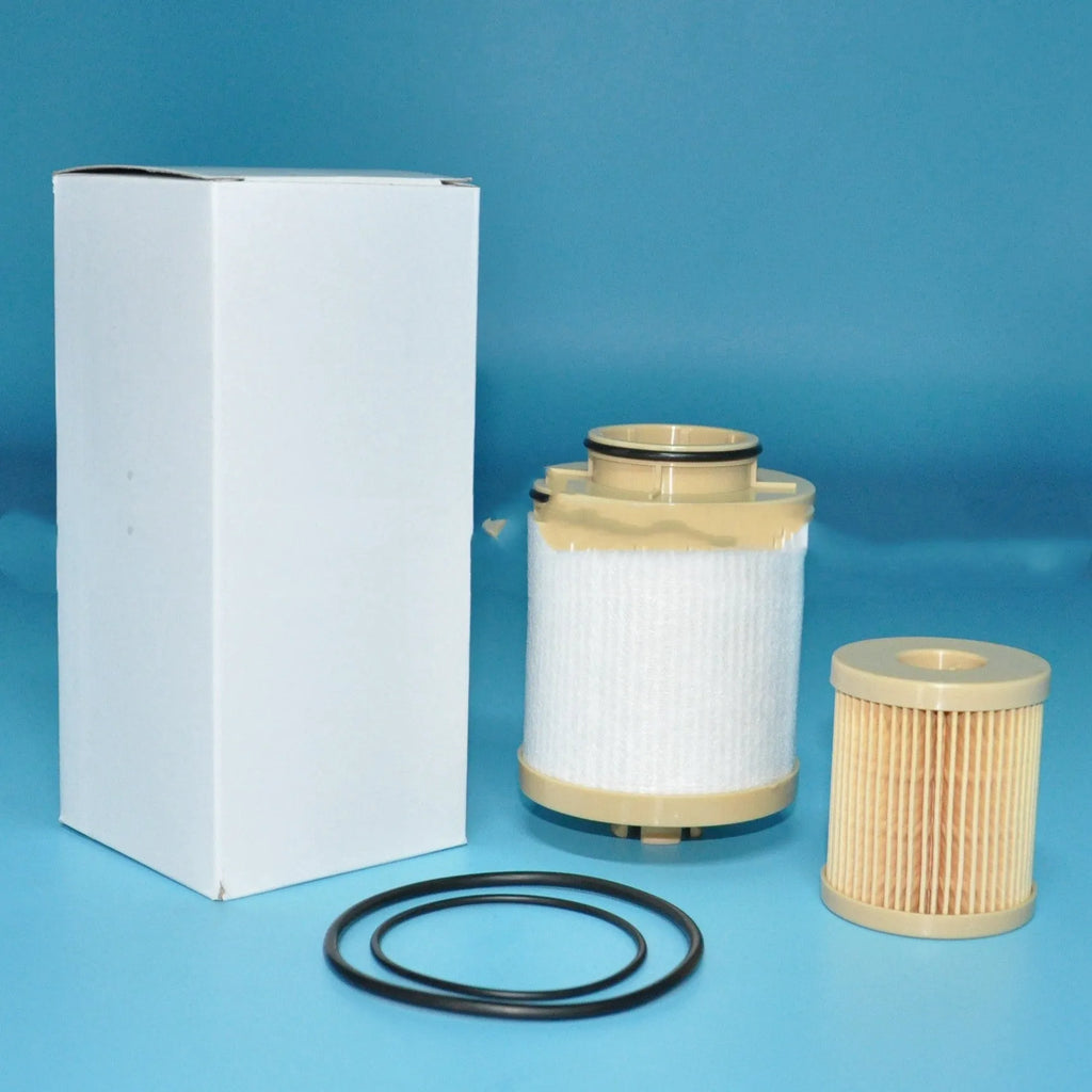 FD4616 diesel fuel filter for Ford F350 F550 trucks with 6.0L engine, showing dimensions.