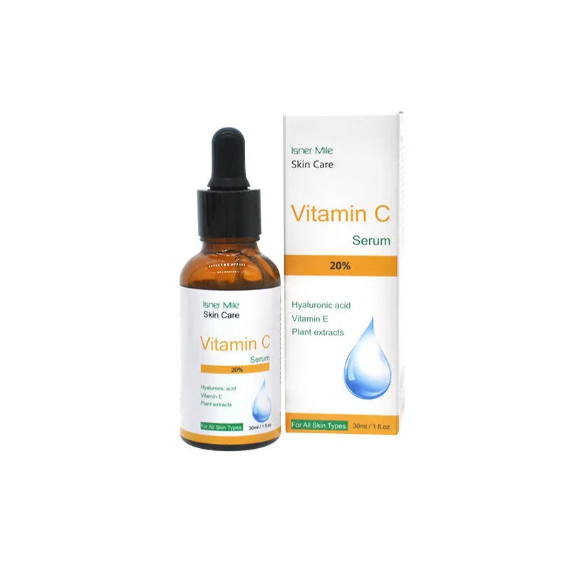 30ml bottle of vitamin C undiluted skin brightening and pore minimising serum essence.