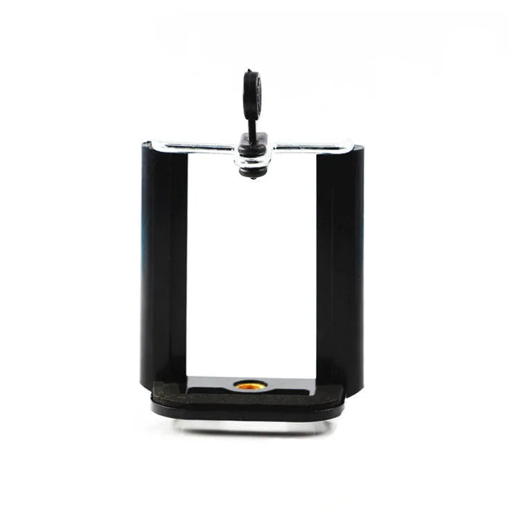 Black plastic U clip mobile phone holder bracket for water hoses