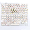 MOG Steamed Bread key cap set with 143+3 PBT keys featuring colourful bear character thermal sublimation designs