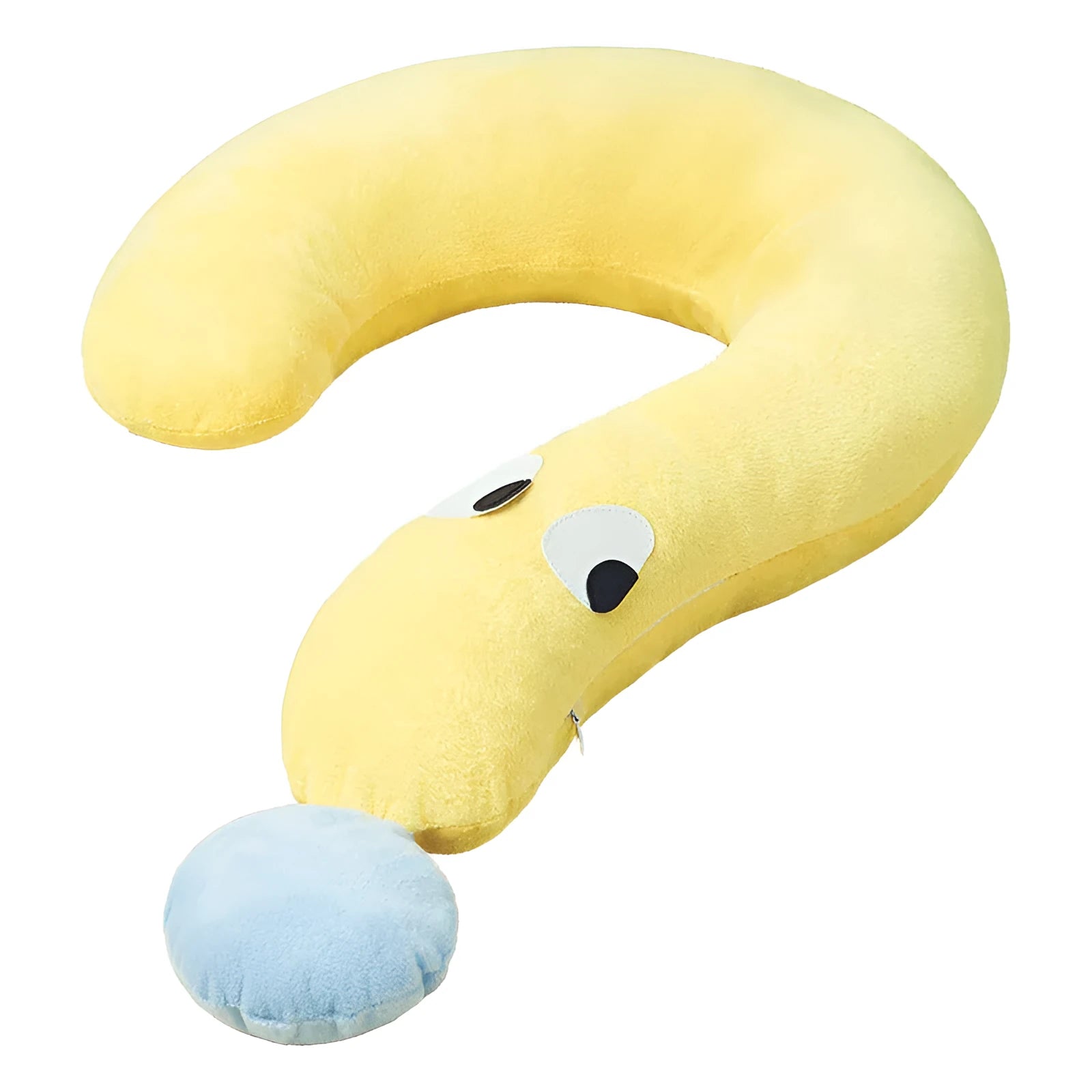 Blue and yellow rectangular pet pillow measuring 62 by 39 centimetres for dogs and cats.