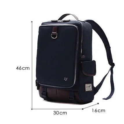 Oxford cloth Korean style backpack in Army Green colour with 30x16x46cm dimensions
