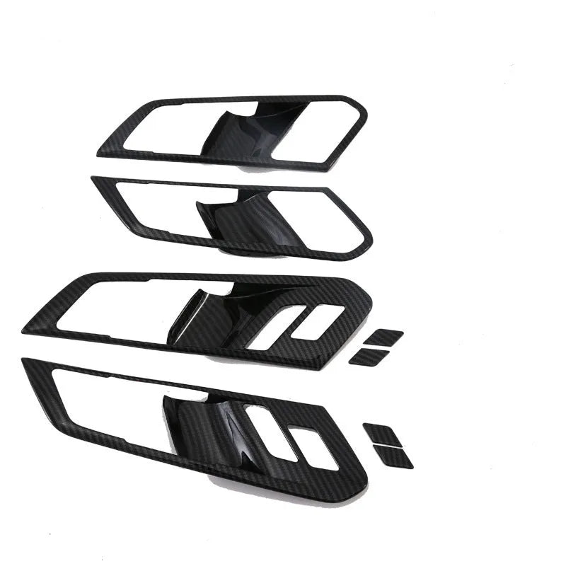 Black ABS plastic air vent trim with cup holder for 2019 BMW X5 front-row low configuration