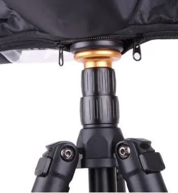 Kang Pin transparent PVC DSLR camera rainproof cover with adjustable lens hood