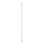 Flexible chimney and dryer pipe cleaning brush with nylon bristles, extended to 600mm length