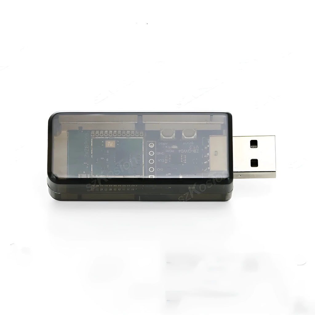 Silicon Labs EFR32MG21 Zigbee USB dongle for Home Assistant with plastic housing