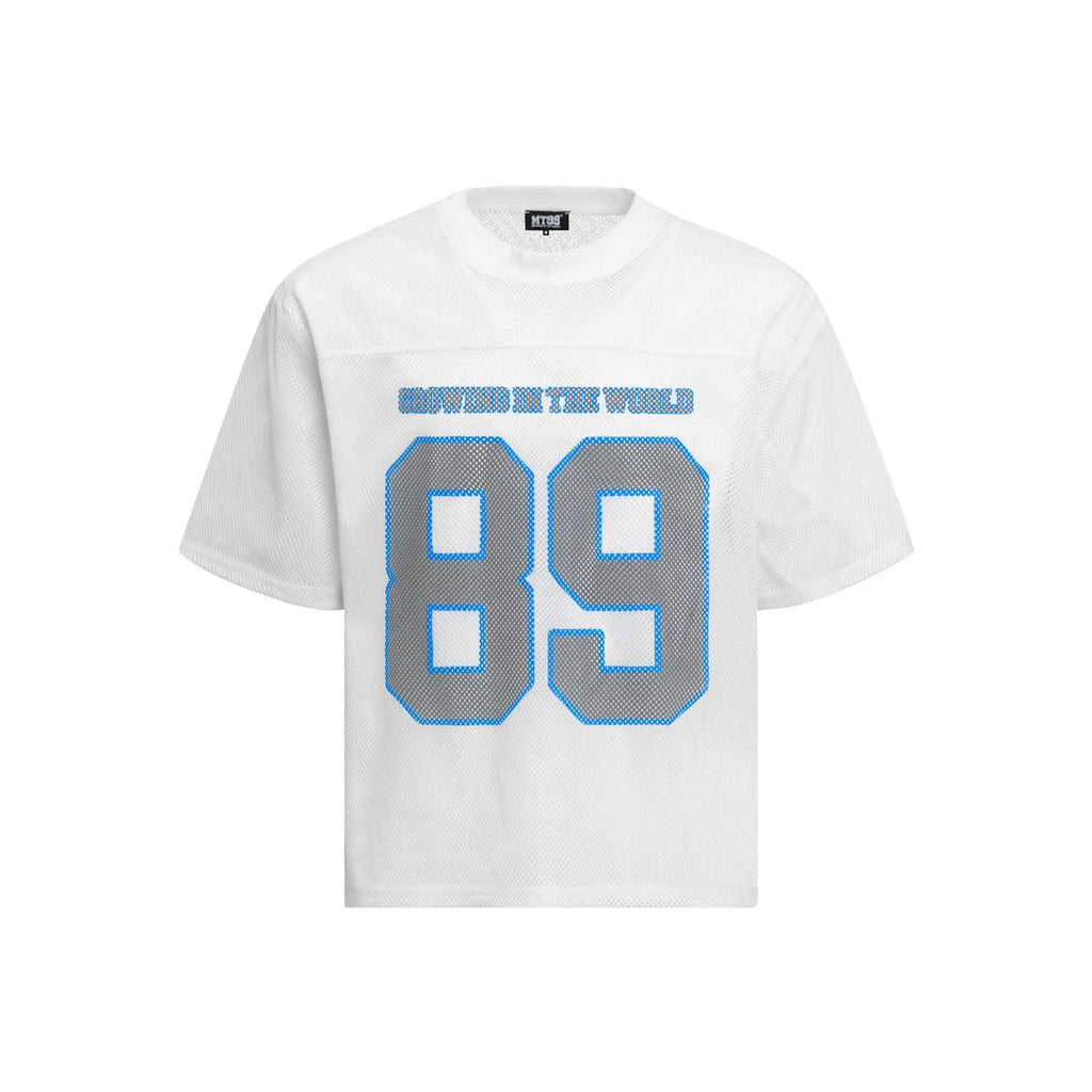 Men's loose fit casual t-shirt in black or white with regular sleeves and chemical fibre blend fabric