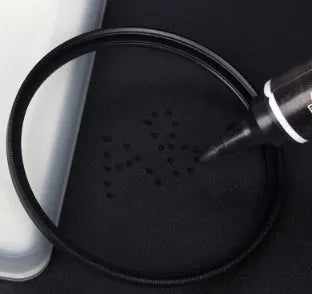 Adjustable multi-diameter camera ND filter set with ND2, ND4, ND8, and ND400 dimming mirrors.