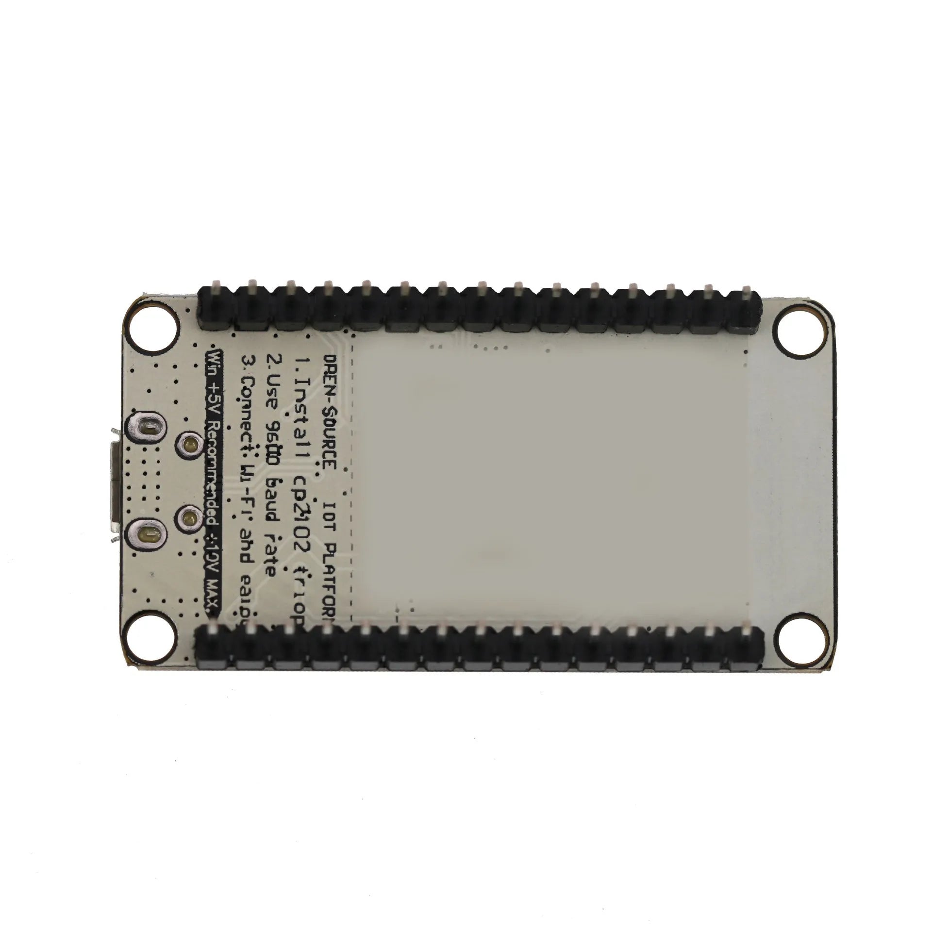 NodeMcu Lua WIFI Development Board featuring ESP8266 microcontroller with CH340G USB interface chip