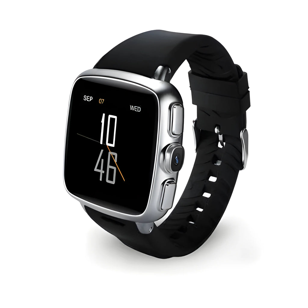 Z01smart watch with 1.54 inch touchscreen showing Android notifications