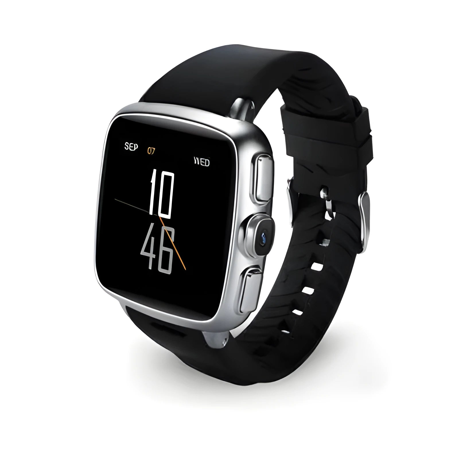 Z01smart watch with 1.54 inch touchscreen showing Android notifications