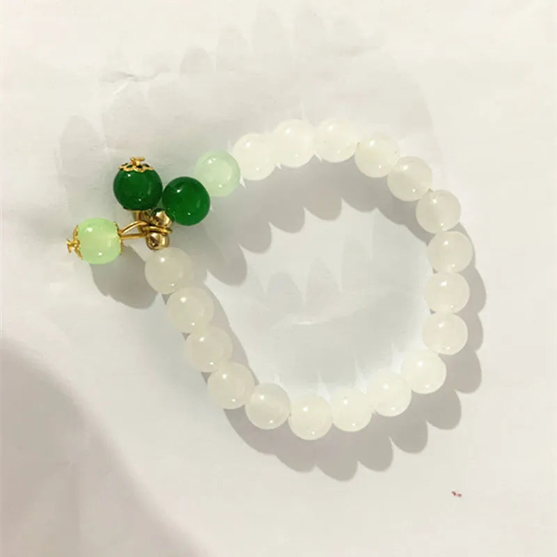 Tian Shan Cui Yu women's bracelet in S175 colour with special interest design and electroplated alloy construction