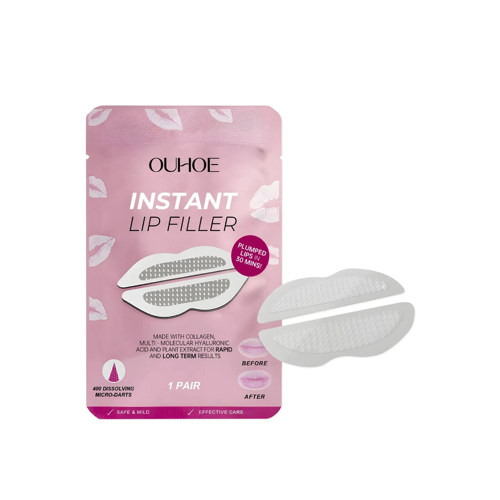 Lip nursing adhesive bandage with silicone gel patches measuring 8cm by 12cm for moisturising lip care