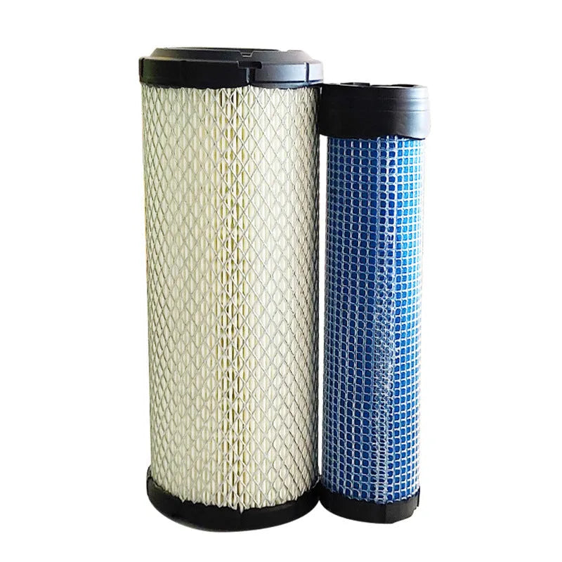 Donaldson 1027 air filter with G057513 elbow showing folding filter element construction