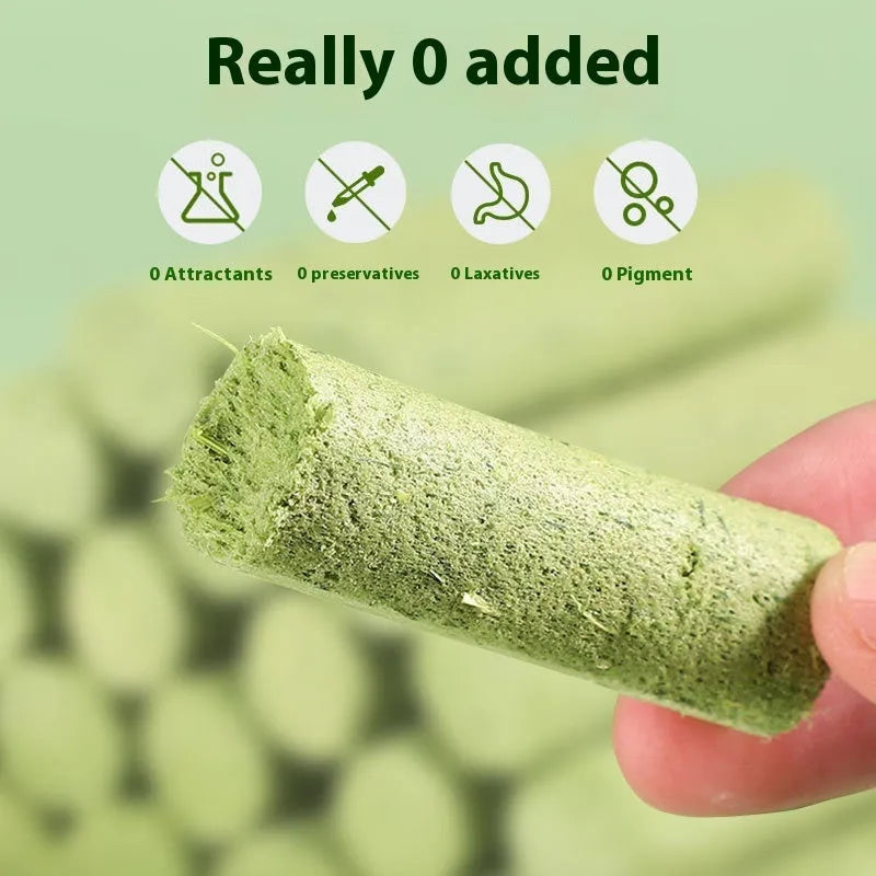 Freeze-dried cat grass stick pack with chicken and salmon for tooth cleaning, 35g, 6 sticks