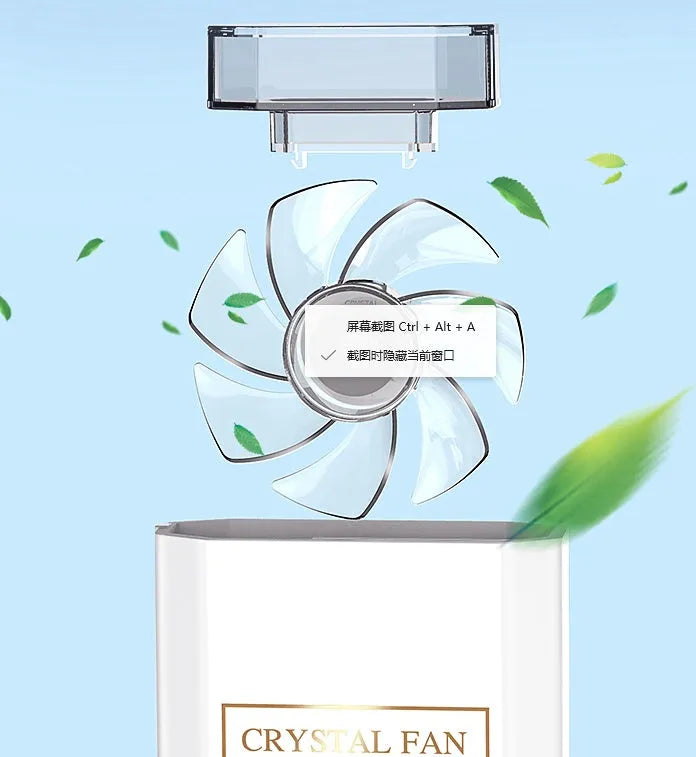 Pink USB rechargeable perfume fan with portable mist diffusion function