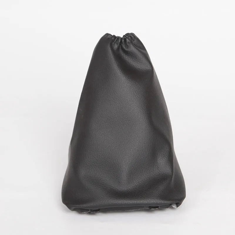 Black leather shift lever dust cover for Toyota Corolla car gear lever protection