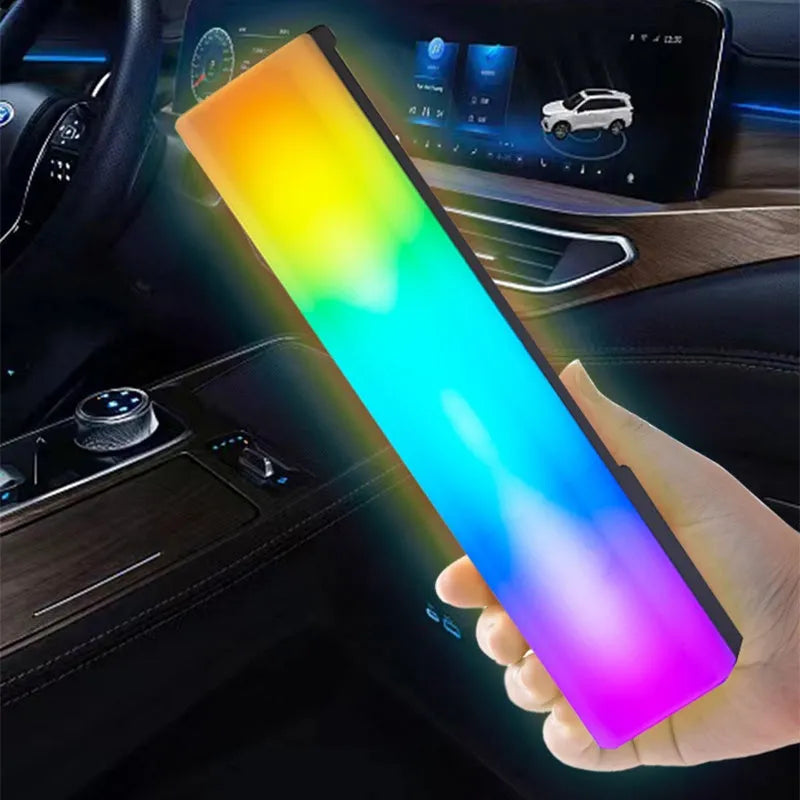3D RGB table top ambiance lamp with colourful music voice-activated rhythm lighting