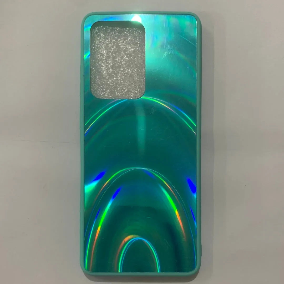 Marble pattern shockproof silicone phone case for Samsung Galaxy devices showing front and back protection