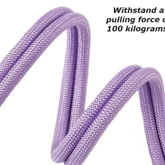 Dog traction rope leash with anti-slip foam handle measuring 140cm in length