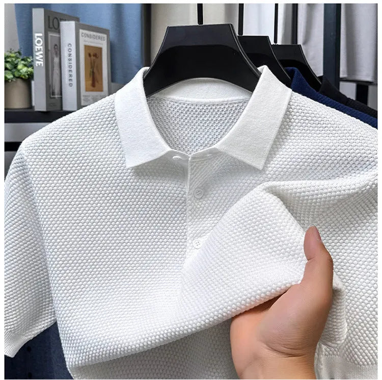 Loose cotton short sleeve pullover sweater in pure cotton fabric shown in multiple colour options