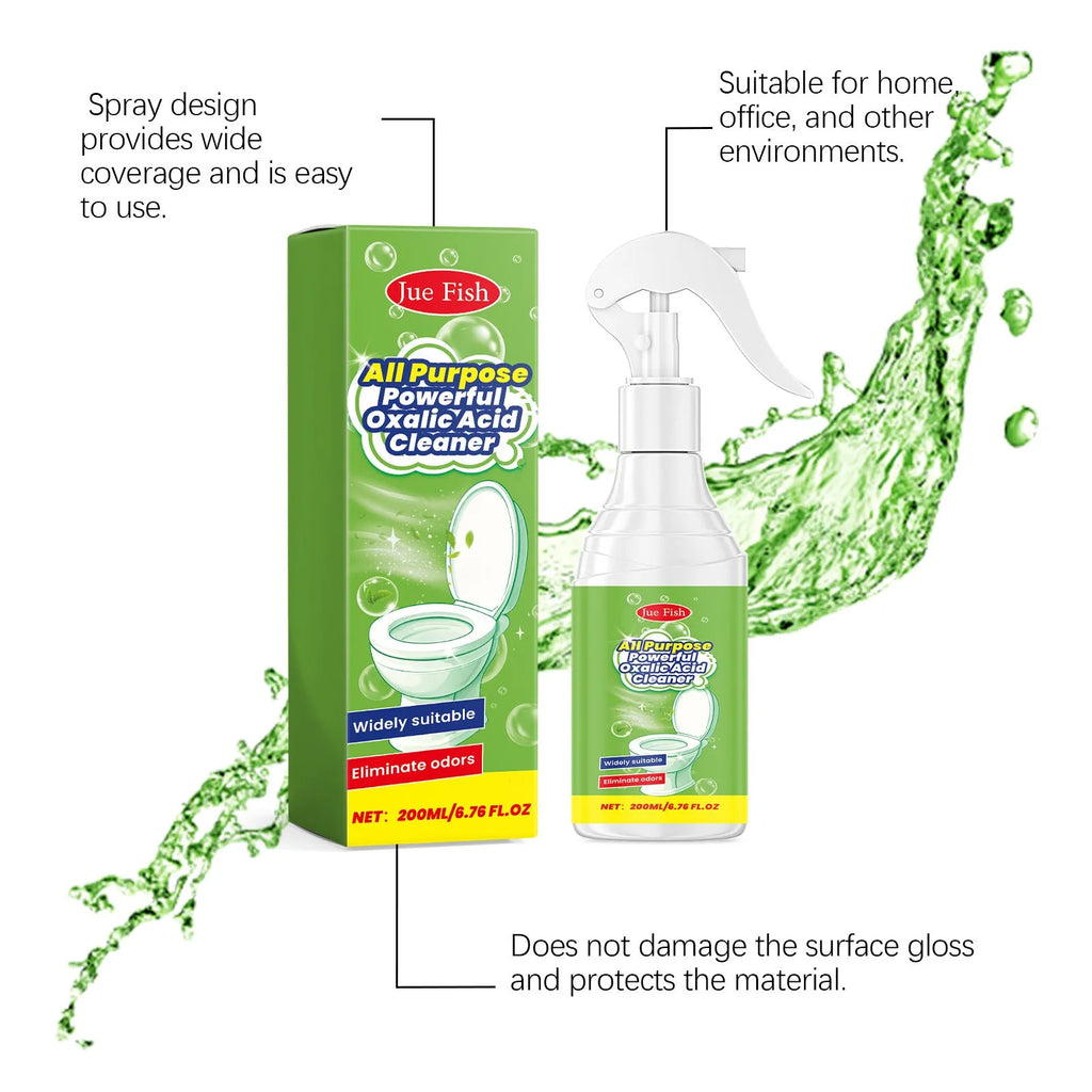200ml household grease cleaning spray container showing 5.5x13.6cm dimensions