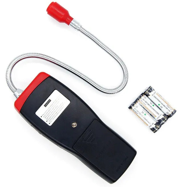 AS8800L portable flammable gas detector unit showing LED indicator lights on its front panel.