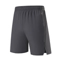 Men's ice silk nylon sports shorts in mid waist design with short length