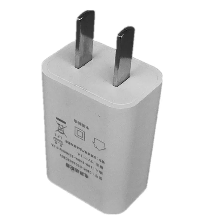 Thin 5V 1A USB charger with CE and FCC marks for mobile phones