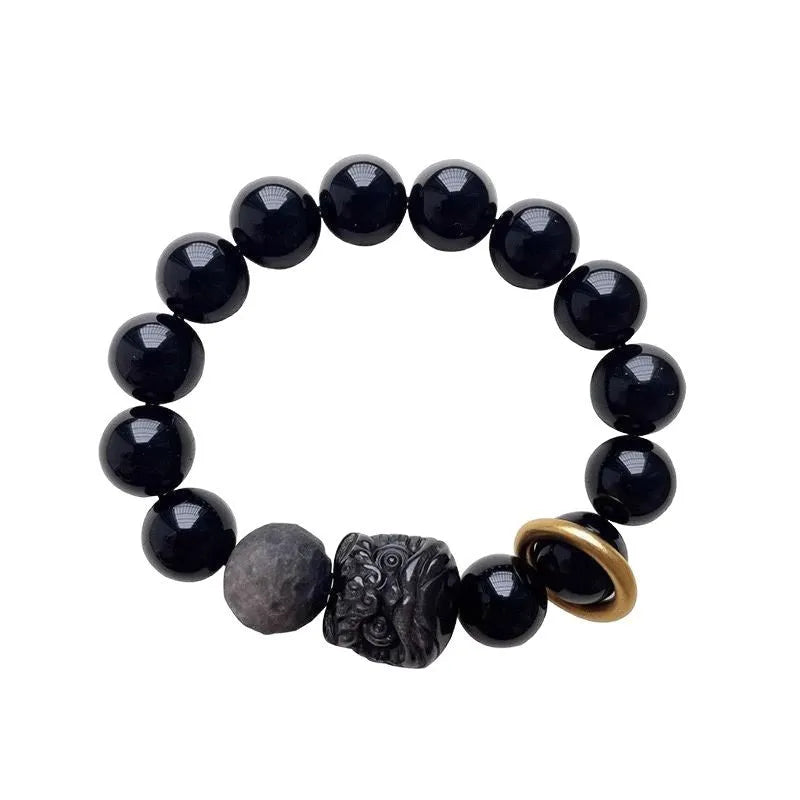 S519 colour resin fashion bracelet for men and women on a wrist.