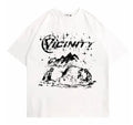 Men's retro hip hop print t-shirt in polyester available in multiple sizes and colours.