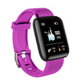 APP sleep monitoring step counting sports bracelet in black with touch operation