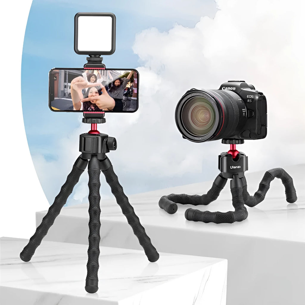 Multifunctional 2985 set photography and video vlog suite with aluminium tripod.