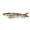 Eight Fish hard plastic fishing lure measuring 133mm, shown in a selection of available colour options.