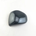 Carbon fibre colour gear shift knob cover for car interior customisation