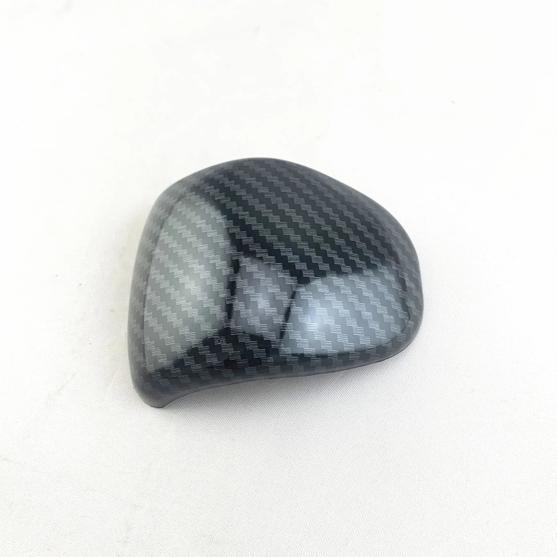 Carbon fibre colour gear shift knob cover for car interior customisation