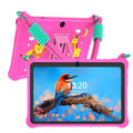7-inch children's silicone tablet protective case with flat strap in sapphire blue colour