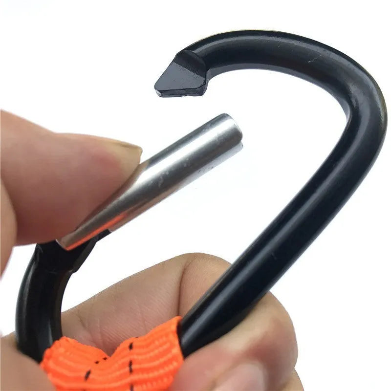 Orange 90cm fishing rod safety rope with 10kg load capacity for fall protection
