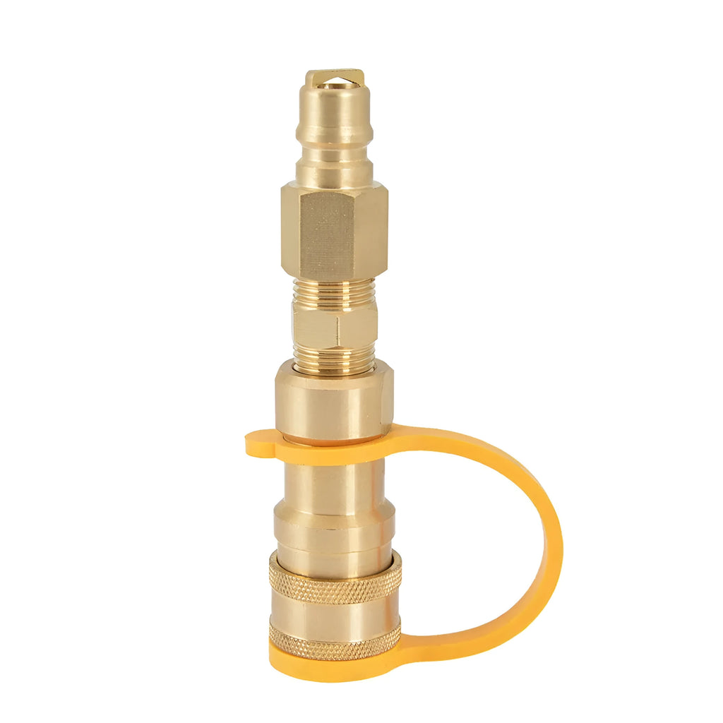 3/8 brass gas propane conversion charging connector with American standard thread
